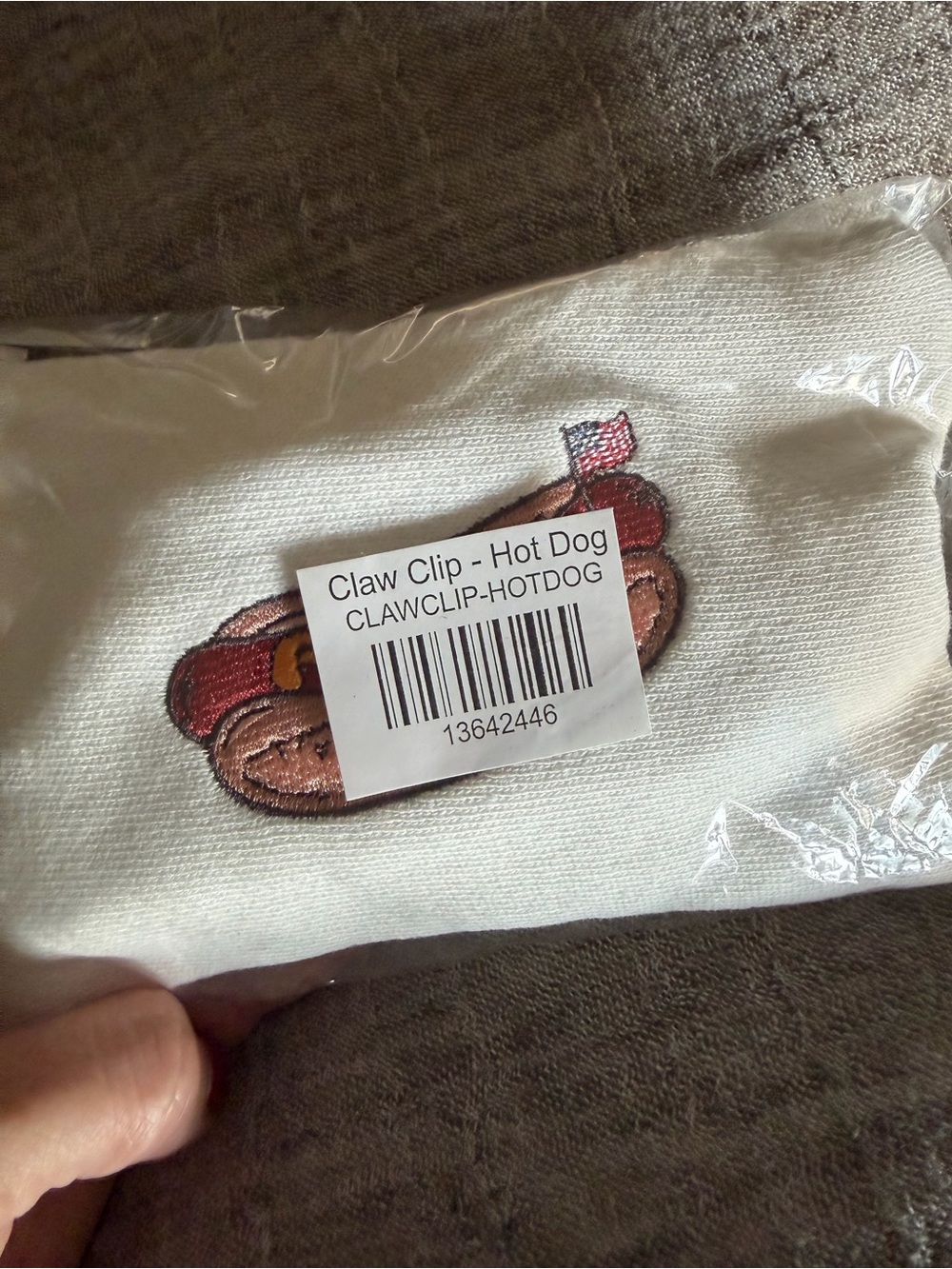 Parke - Hot Dog Claw Clip NEW